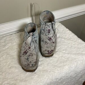 Clarks Multicolor Paint-Splatter Boots